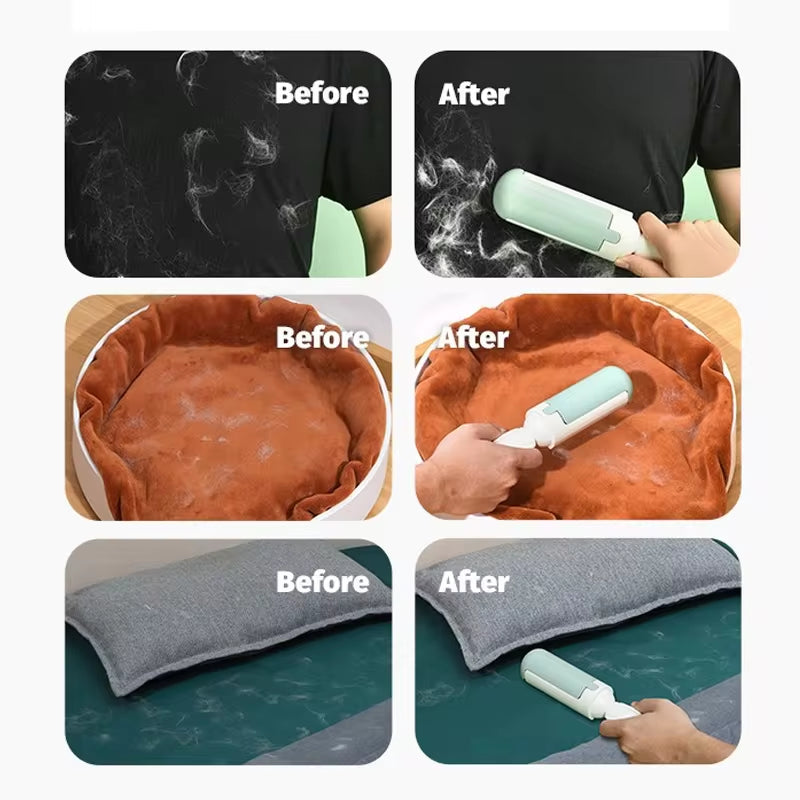 Pet Hair Remover Lint Rollers Dog Cat Fur Cleaning Brushes Multi-Purpose Sofa Clothes Hair Sticker Roller Sticker Lint Remov