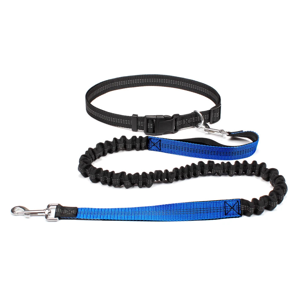 Hand Free Dog Leash for Pet Walking Running Jogging Adjustable Dog Leash Waist Belt Chest Strap Traction Rope Dog Accessories