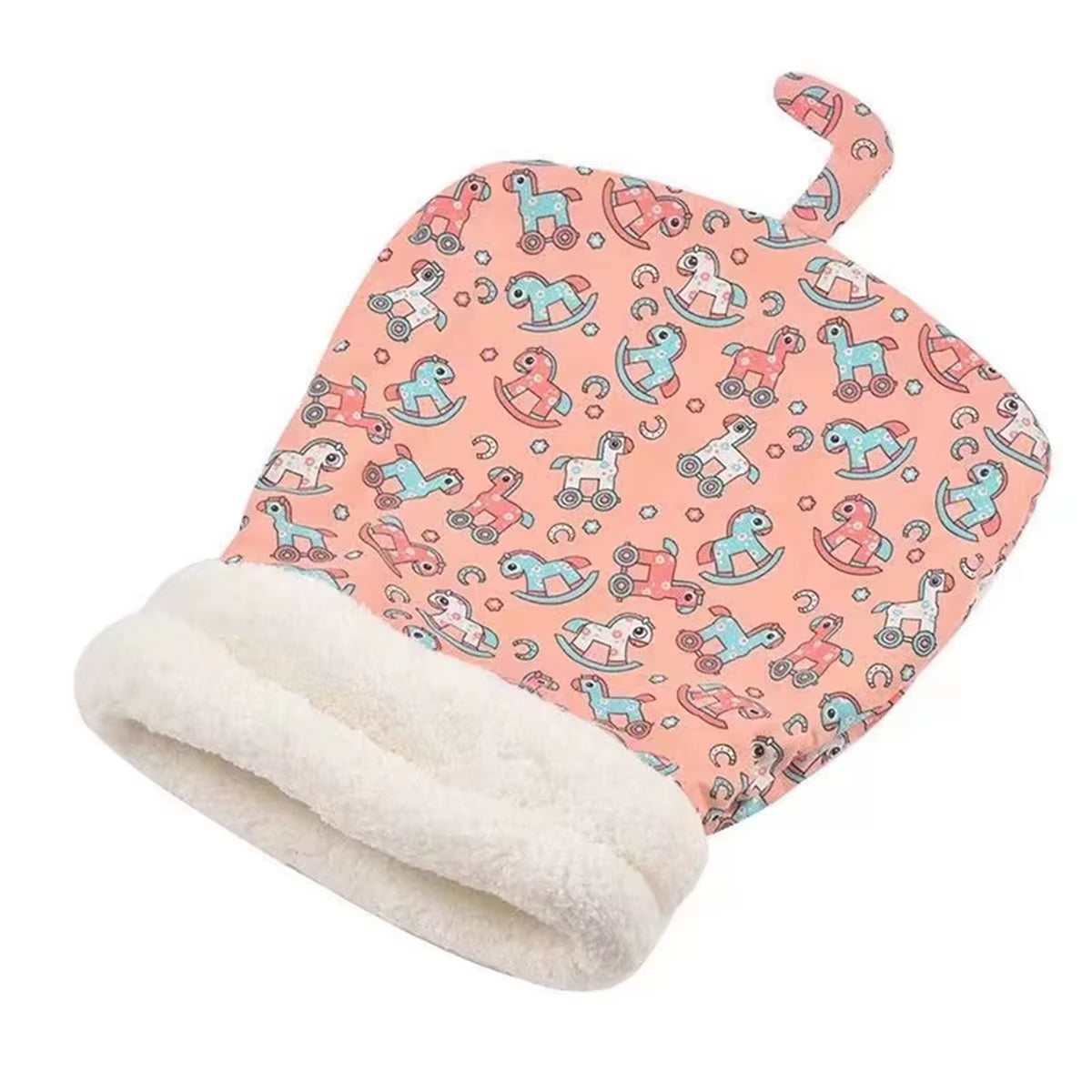 Warm Cat Sleeping Bag Fluffy Feel Thickened Winter Pet Pocket Type Quilt Bed Kitten Puppy Soft Comfortable Nest Pet Supplies